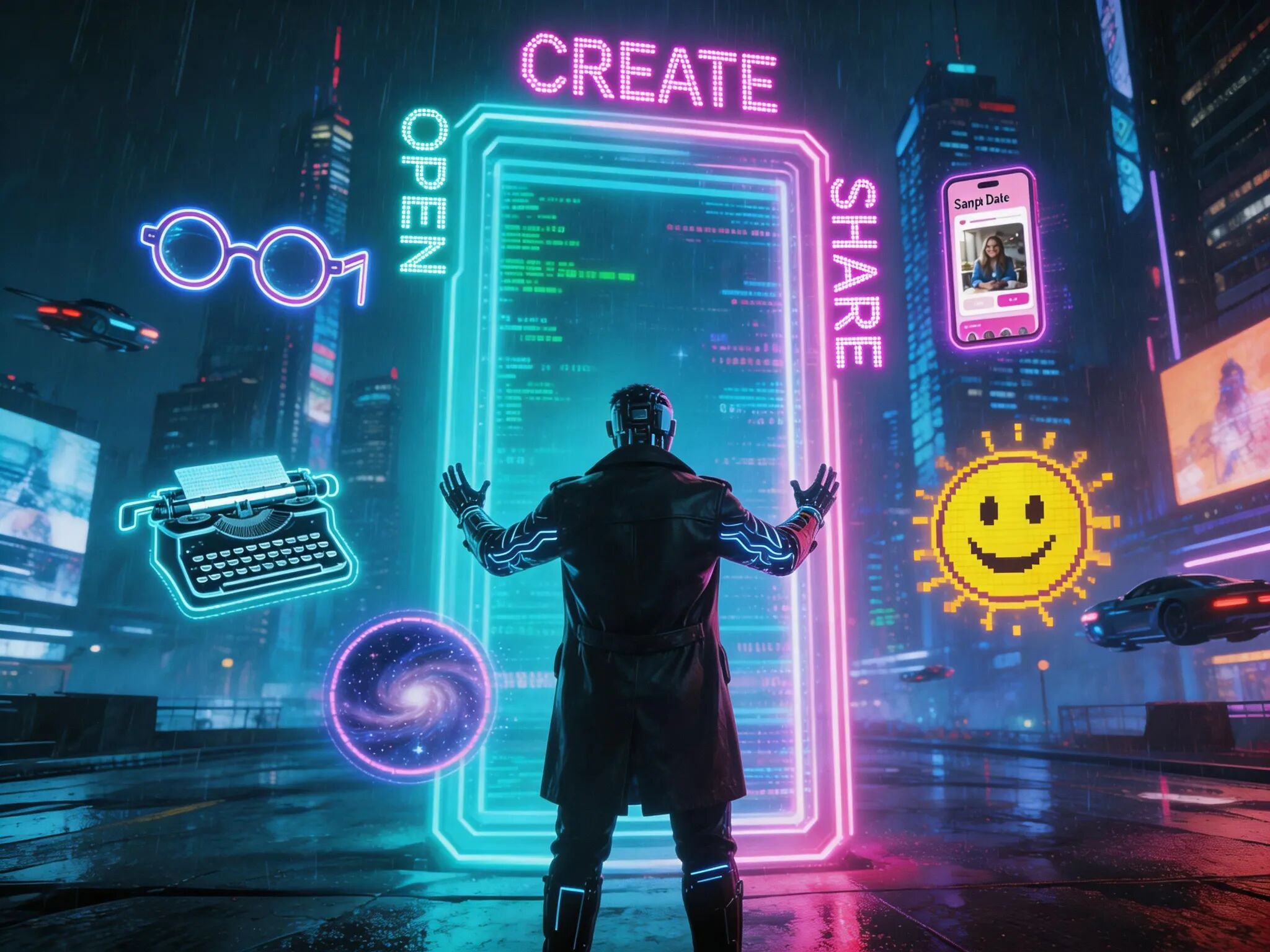 SeaVerse mission visual showing AI experiences that are easier to open, build, and share